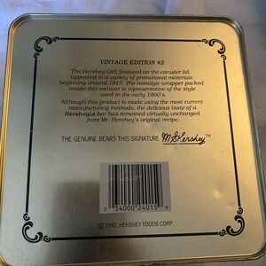 Vintage Hershey’s Tin